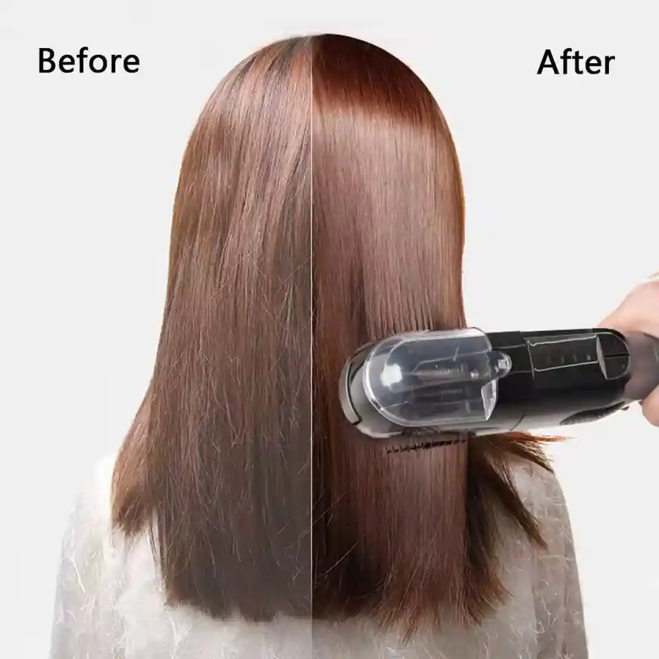 Set De Cepillo Quita Horquilla Recargable Accesorios Maquina Para Cabello