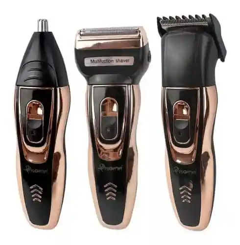 Maquina Afeitar Electrica Recargable 3 En 1 Geemy