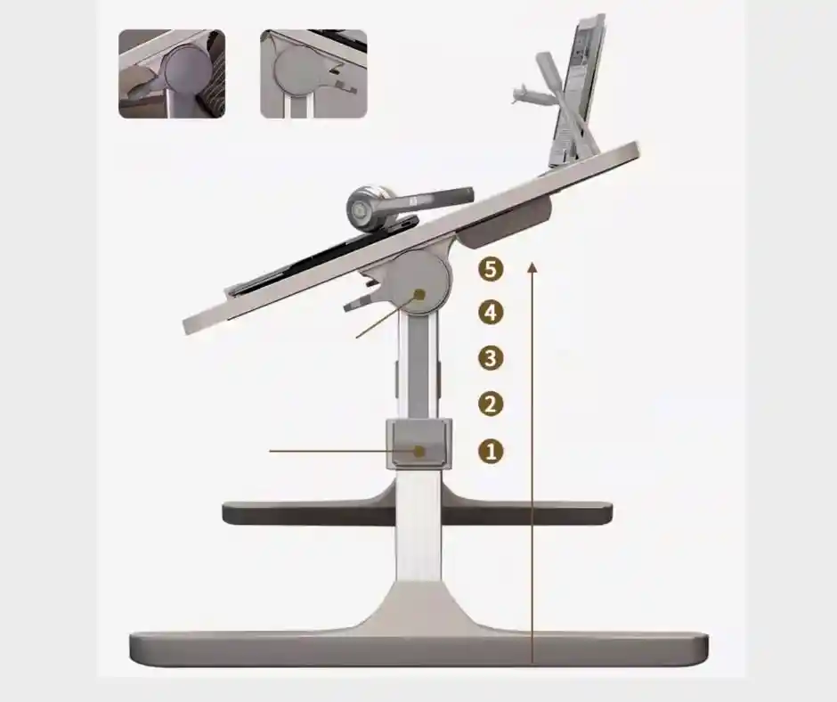 Mesa De Cama Para Computador Multifuncional Plegable Ajustable