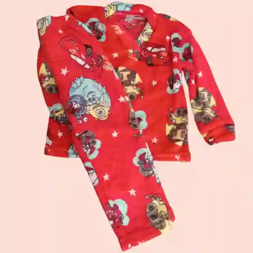 Pijama Termica Disney Rojo Talla 16