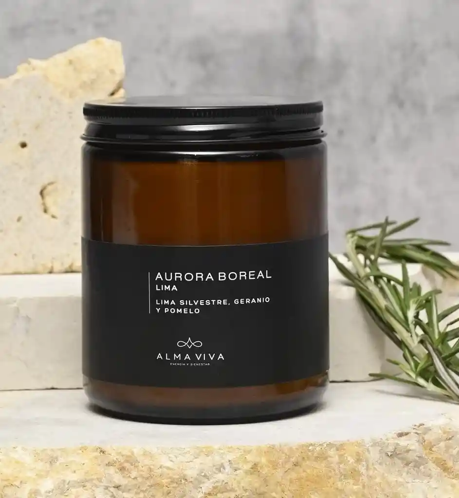 Vela Aromática Aurora Boreal
