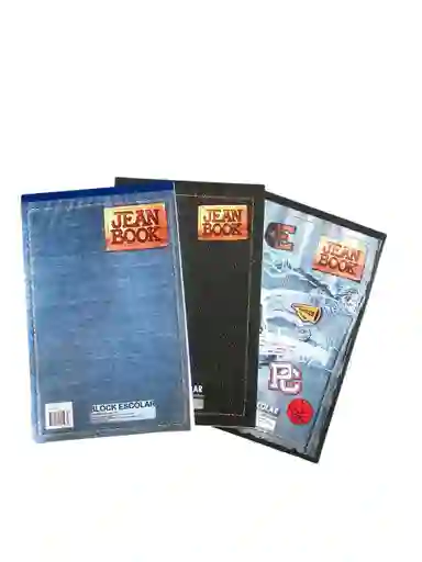 Block Jean Book Oficio Blanco 70 Hojas
