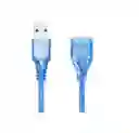 Cable De Extensión Usb 2.0 De Alta Velocidad, Transparente A 3 Metros