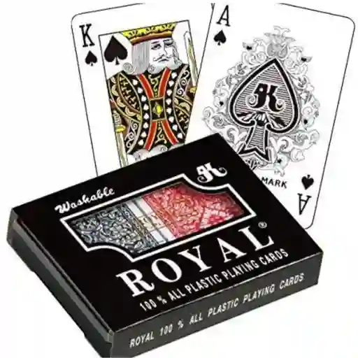 Cartas Poker Royal Original Estuche 100% Plastificada Juego De Mesa