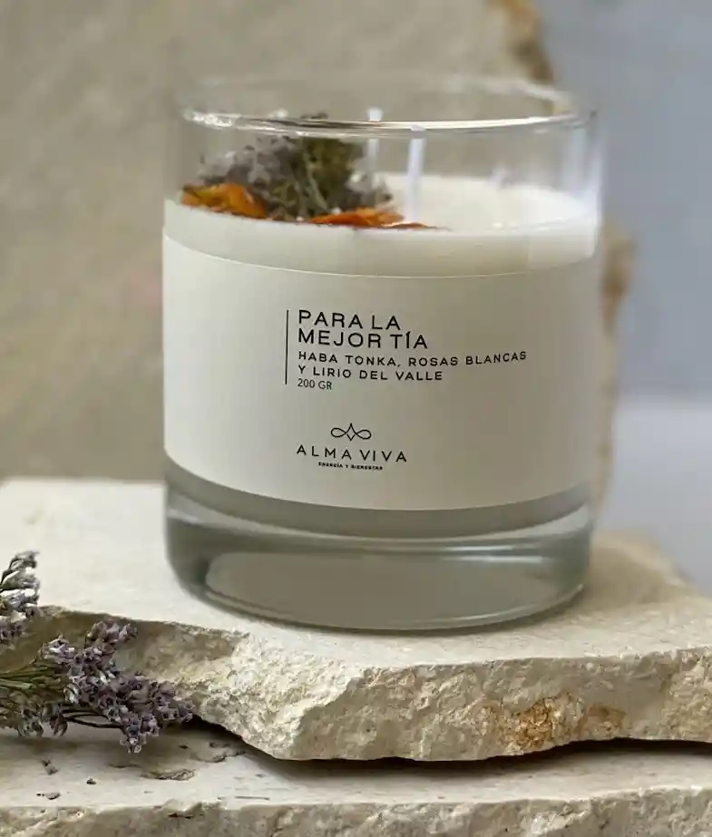 Vela Aromática Para La Mejor Tia