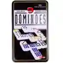 Domino 55 Fichas Doble 9 Juego De Mesa Caja Metalica
