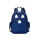 Pañalera Morral Multifuncional Azul Con Diseño Conejito, De Buena Capacidad, Hecha En Material Resistente Al Agua, Con Bolsillos Térmicos - Color Life