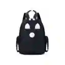 Pañalera Morral Multifuncional Negra Con Diseño Conejito, De Buena Capacidad, Hecha En Material Resistente Al Agua, Con Bolsillos Térmicos - Color Life