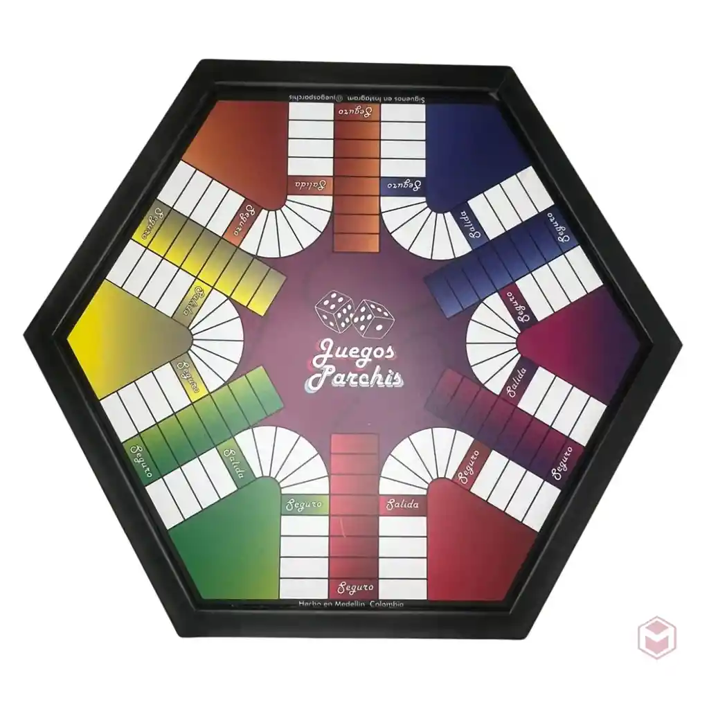 Juego De Mesa Fichas Para Parques Magnético Parchis