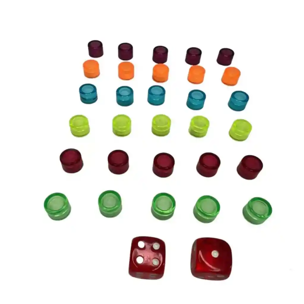 Juego De Mesa Fichas Para Parques Magnético Parchis