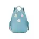 Pañalera Morral Multifuncional Celeste Con Diseño Conejito, De Buena Capacidad, Hecha En Material Resistente Al Agua, Con Bolsillos Térmicos - Color Life