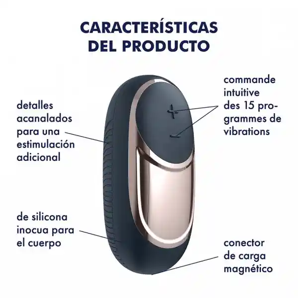 Satisfyer Dark Desire - Bala O Huevo Vibrador Recargable