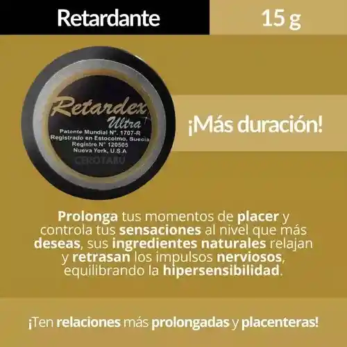 Retardex Ultra Retardante En Crema 15 Gr