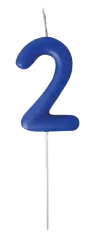 Vela #2 Clásica Azul