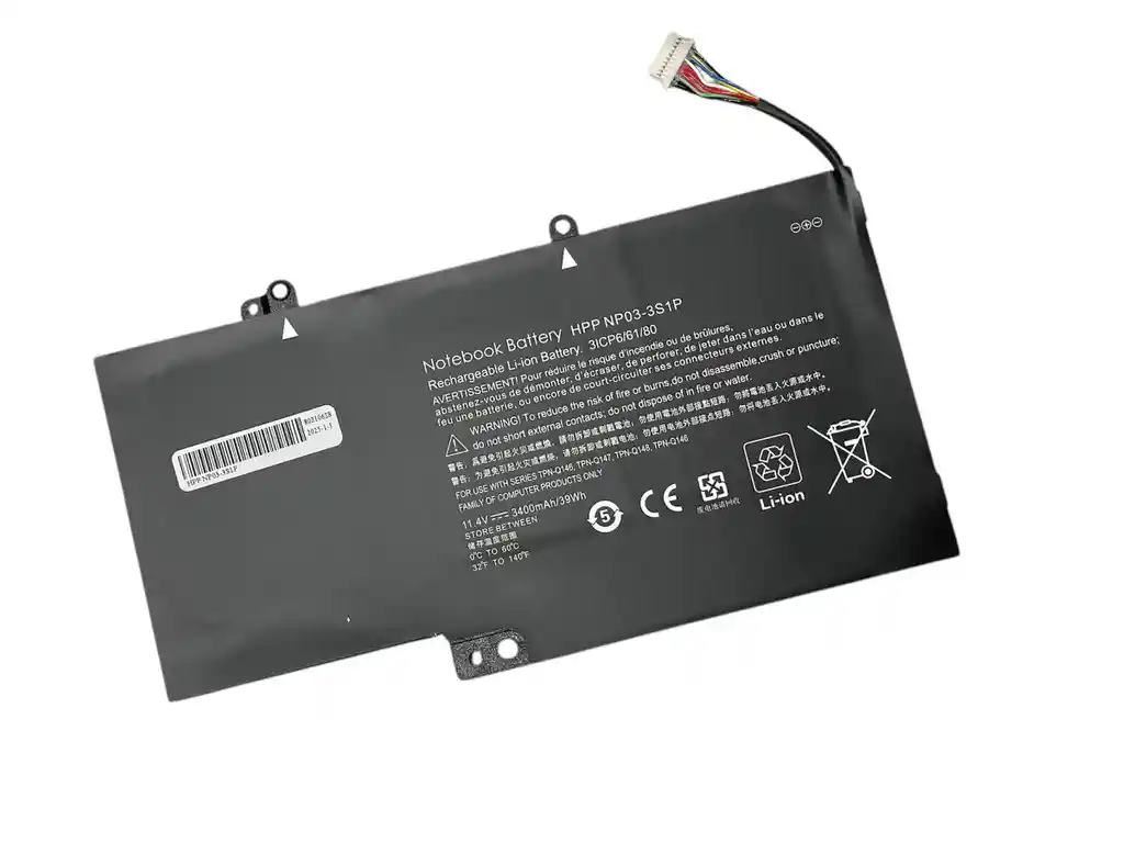 Bateria Portatil Para Hp Npo3xl 761230-005 760944-421 760944-241 Hstnn-lb6l