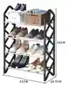 Organizador Zapatos Zapatero Estante 4 Niveles En Forma X