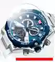 Reloj Naviforce Casual Nf9207 Crono Hombre Acero+ Estuche