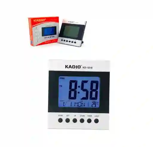 Reloj De Mesa Digital Kadio Kd-1818 Temperatura Fecha Hora