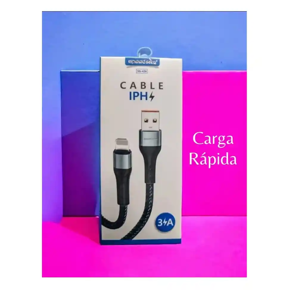 Cable Iphone 3a Carga Rapida Speed Song / Sg-426