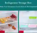 Organizador Bandeja Plegable Recipiente Nevera Refrigerador