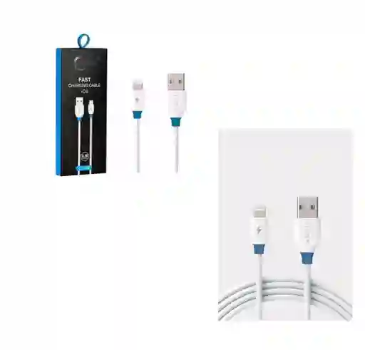 Cable Harvic Cargador De 2 Metros Compatible Con Iphone