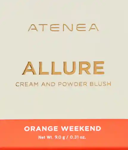 Atenea Rubor Dúo Crema Y Polvo Compacto Orangeweek