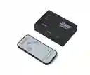 Tv Con Solo 1 Puerto Hdmi? Switch Hdmi 1x3 Con Control Remoto Compatible Con 720p Y 1080p