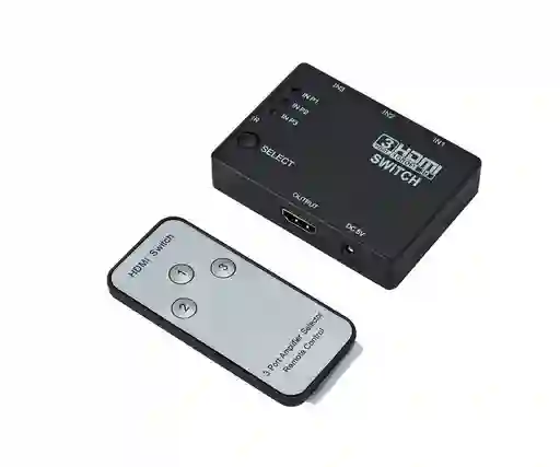 Tv Con Solo 1 Puerto Hdmi? Switch Hdmi 1x3 Con Control Remoto Compatible Con 720p Y 1080p