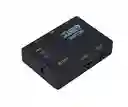 Tv Con Solo 1 Puerto Hdmi? Switch Hdmi 1x3 Con Control Remoto Compatible Con 720p Y 1080p