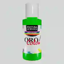 Acrilico Artistico Verde Fluorecente 60ml Oro Color