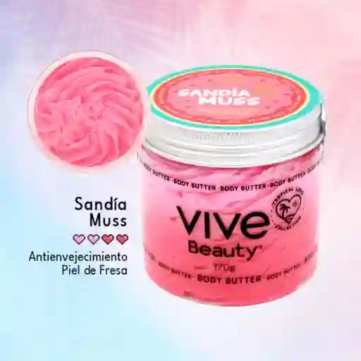 Mantequilla Corporal Sandia Muss