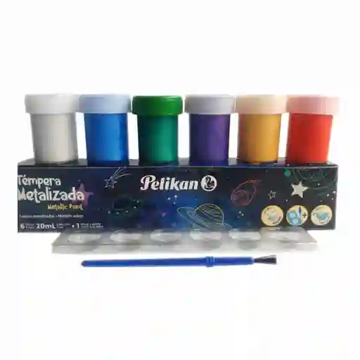 Tempera Metalizada Pintura Pelikan X 6und