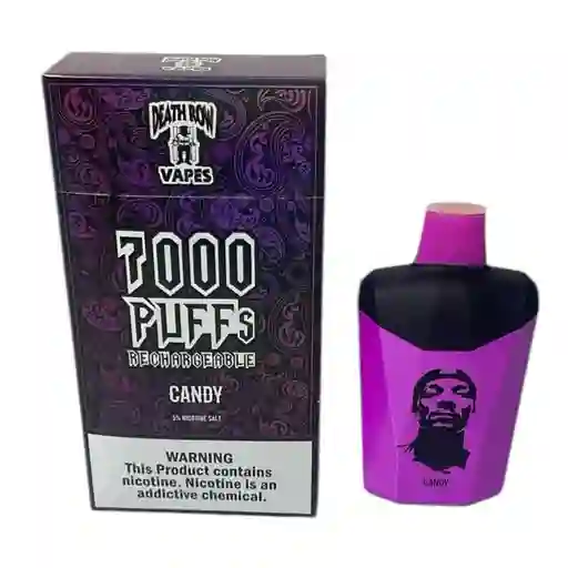Vape Death Row 7000 Puffs Caramelo Vaper Vapper Vapeador Cigarrilo Electronico