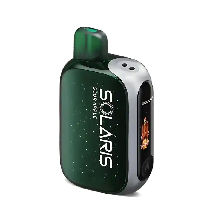 Vape Solaris 25.000 Puff Sour Apple (carga Solar)