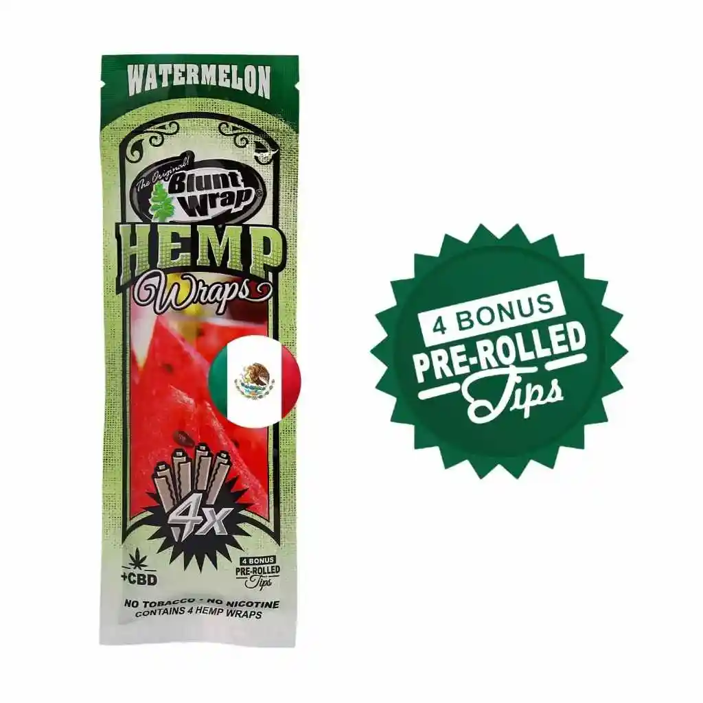 Blunt Wrap Hemp + Cbd X4