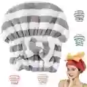 Toallas De Microfibra Para Secar El Cabello, Envoltura Para El Cabello Con Gorro De Ducha Con Nudo De Lazo, Turbante Para El Cabello, Gorro De Baño Para Cabello Mojado, Accesorios De Baño