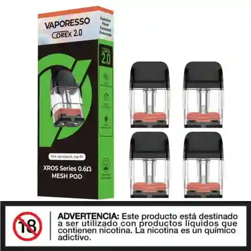 Caja De Pod Vaporesso Xros 0.6ohm