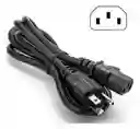 Cable 1.5 Metros Corriente De Poder Plano Fuentes De Poder Pc Monitor Tv Impresoras Otros