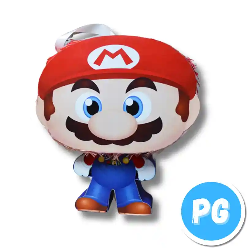 Piñata Icopor Cabezon Super Mario Bros Nintendo