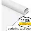 Cartulina Blanca Por Pliegos X 2 Und