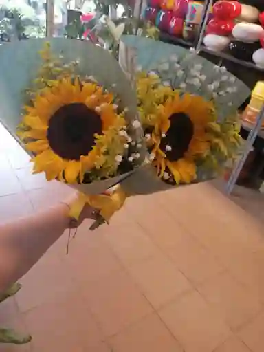 Flores Amarillas Girasol Unitario