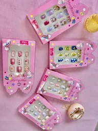 Uñas Press On Decoradas Para Niña (postizas)