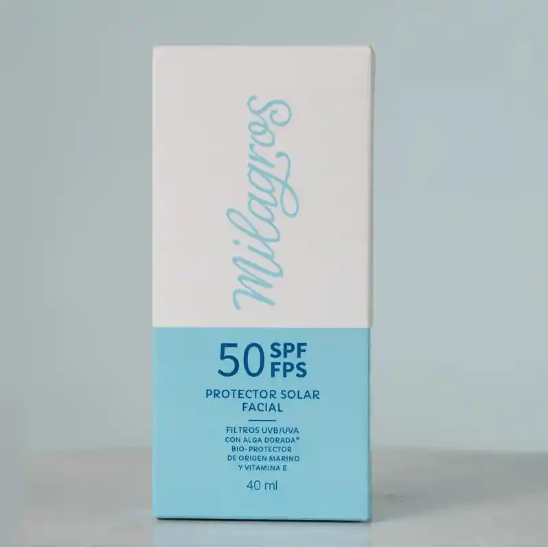 Protector Solar Facial Sin Color Milagros