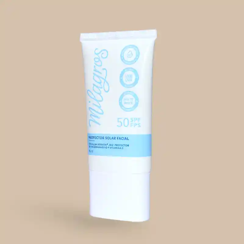 Protector Solar Facial Sin Color Milagros