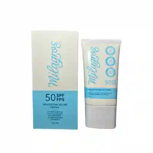 Protector Solar Facial Sin Color Milagros