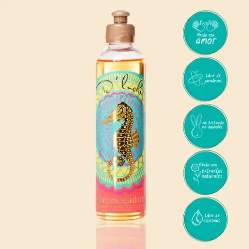Bronceador De Zanahoria Y Canela D´luchi