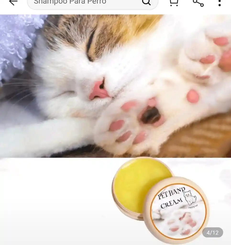Humectante Para Almohadillas De Las Patas De Perro Y Gato