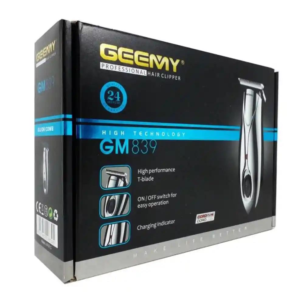 Maquina Profesional Inalambrica Patillera Geemy Gm839