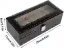 Caja Organizadora Para 5 Relojes Estuche Largo Relojero