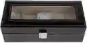 Caja Organizadora Para 5 Relojes Estuche Largo Relojero